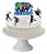 Topo para Bolo Festa Vingadores - 5 Unidades (1 maior e 4 menores) - Imagem 1