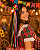 Prendedor de Cabelo Junino com Fitas 47cm Acessório Festa Junina - 1 Unidade - Imagem 1