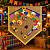 Bandeira Junina em Tecido 41x38cm Decoração Festa Junina - Imagem 1