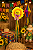 Enfeite Junino Girassol no Palito 48cm – Decoração Festa Junina Colorida - Imagem 1