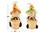 Enfeite Espantalho com Cesto Festa Junina 22x9cm – Decorativo Sortido - 1 Unidade - Imagem 1