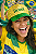 Boné Brasil com Lantejoulas – Acessório Brilhante para Festa e Torcida - Imagem 1