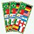Adesivo Quadrado Nações Copa 2026 – 30 Unidades (3 Cartelas) - Imagem 1