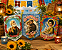 Kit Santo Festa Junina com 3 Plaquinhas 22x15,5cm – Decoração Junina - Imagem 1