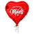 Balão Metalizado Coração Vermelho "Feliz Dias Das Mães" 45cm (18”) – Foil para Gás Hélio - Imagem 1