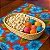 Cesta de Palha Oval 13x22x4cm – Decoração para Festa Junina - Imagem 1