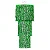Enfeite De Teto Lustre Metalizado Grande Com Franja Verde - 80cm - Imagem 1