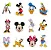 Mini Personagens Mickey e Amigos – Kit com 12 Unidades - Imagem 1