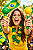 Maraca Bola Verde e Amarelo - 1 Unidade - Imagem 1