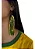 Brinco Torcedora Brasil com Lantejoula – Verde, Amarelo e Azul - Imagem 1