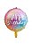 Balão Metalizado Redondo Happy Birthday - 45cm - Flutua Com Gás Hélio - Imagem 1