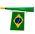Corneta com Bandeira 36cm – Plástica para Torcida e Festas - Imagem 2