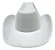 Chapéu Cowboy Infantil Branco Liso – Festa Fantasia - Imagem 1