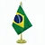 Bandeira de Mesa com Mastro 30cm - Imagem 2