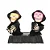 Caveiras Dançarinos Mike e Josh 24cm - Com Som/Luz e Movimento - Imagem 3