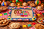 Bandeja Laminada Festa Junina Xodô 40,5x33,5cm - Imagem 1