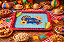 Bandeja Laminada Festa Junina Passeio na Roça 40,5x33,5cm - Imagem 1