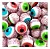 Bala de Gelatina Recheada Olhos Famintos Monsters - 1 Unidade - Imagem 2