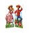 Totem de Mesa Casal Caipira 24cm – 6 Peças (3 Rapazes e 3 Moças) - Imagem 1