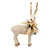 Rena Decorativa Em Pé Champagne 50cm – Elegância para Sua Decoração - Imagem 1