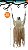 Fantasma Pendente Halloween Decorativo 1,20 Metros - Imagem 2