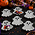 Prato de Papel Halloween Fantasminha 25 x 22cm – 6 Unidades - Imagem 1
