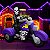 Inflável de Halloween Morte em Moto Gigante 2,44m com LED - Imagem 1