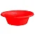 Prato Fundo Plástico Biodegradável Cumbuca 15cm Vermelho - 10 Unidades - Imagem 2