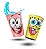 Copo de Papel Festa Bob Esponja 180ml - 8 Unidades - Imagem 1