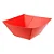 Bandeja Descartável de Papel para Porções 17x8cm - Cor Vermelho – 3 Unidades - Imagem 2