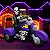 Inflável Motoqueiro Caveira Halloween com LED 1,85m - Imagem 2