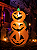 Inflável Halloween Trio de Abóboras com LED 1,80m - Imagem 1