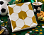 Guardanapo de Papel Folha Dupla Festa Futebol Dourado 33x33cm – 20 Unidades - Imagem 1