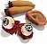 Kit Decoração Halloween Dedos, Olhos e Orelha em Látex - 5 Peças - Imagem 2