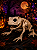 Esqueleto Caveira de Sapo para Decoração de Halloween 15cm - Imagem 1