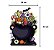 Decoração Rígida Caldeirão de Doces Halloween Infantil em Papel Cartão – 44x34cm - Imagem 2
