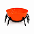 Cestinha com Pés de Aranha Laranja Halloween 16x8cm - Imagem 2