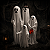 Família de Fantasmas Iluminados 160cm – Decoração de Halloween com LED - Imagem 1