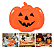 Prato Abóbora Halloween de Plástico 30x27cm - Imagem 2