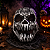 Máscara Caveira Metalizada Prata com Dentes Afiados Halloween – 24x20cm - Imagem 1