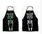Fantasia de Halloween Adulto Unissex Avental Esqueleto Verde ou Branco – 1 Unidade - Imagem 2