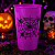 Copo Plástico Halloween 450ml - Cor Roxo - Imagem 1