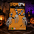Kit Colar e Brinco Sombrio Halloween – Acessório Esqueleto Terror - Imagem 2