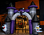 Arco de Castelo Inflável Gigante Halloween 2,70 Metros com LED – Bivolt - Imagem 1
