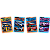 Quadros Decorativos Festa Hot Wheels 31x21cm - 4 Unidades - Imagem 1