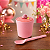 Kit Gourmet com Copo e Colher Piccolo 25ml Rosa – 10 Unidades - Imagem 1