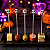 Palito Decorativo Caveira Halloween 12cm – 12 Unidades - Imagem 1