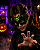 Máscara Drácula em Poliéster para Halloween - Imagem 1
