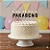 Vela Decorativa "Parabéns" Preto 8cm para Bolo de Aniversárario - Imagem 1