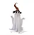Fantasma Halloween com Chapéu Luz, Som e Movimento 80cm - Imagem 2
